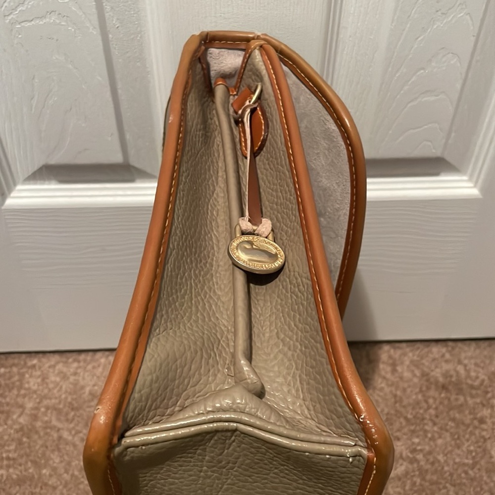 💼Vintage Dooney & Bourke Pebbled Leather Briefcase Unisex - Picture 8 of 16